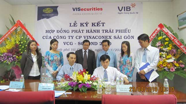 Thông báo kết quả phát hành trái phiếu Công ty CP Vinaconex Sài Gòn